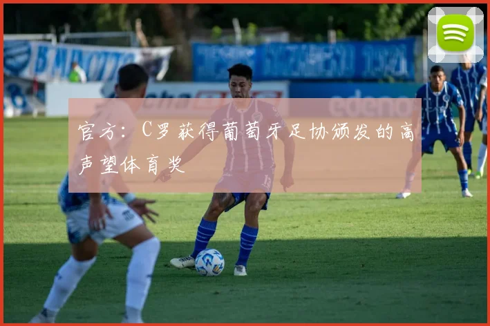 官方：C罗获得葡萄牙足协颁发的高声望体育奖